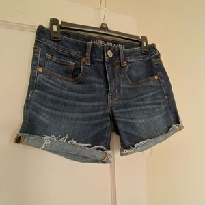 American Eagle Outfitters Women's Blue Denim Shorts
